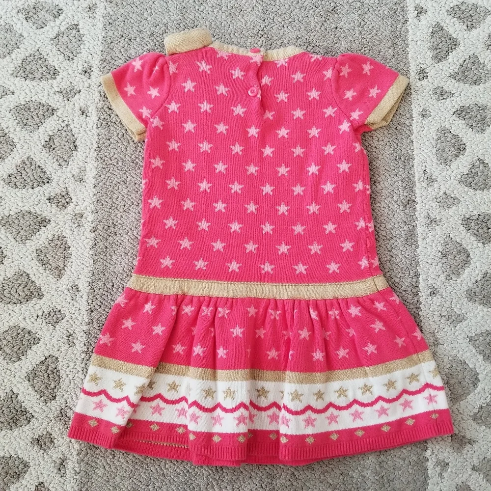 Gymboree Sparkle Star Bow Sweater Dress